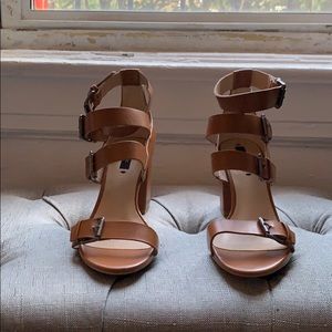 Zara sandals heel